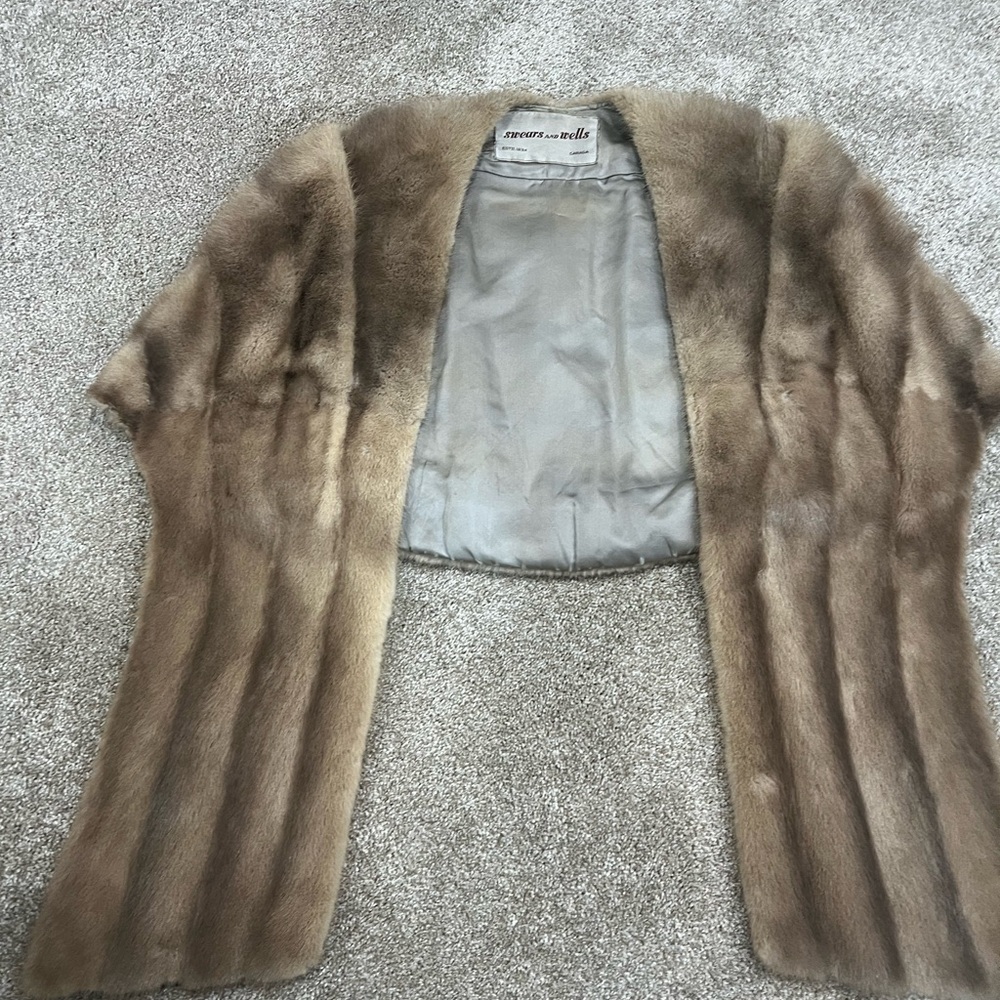 Real Fur Shawl